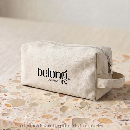BRB! Be Right Back Kosmetiktasche aus Bio-Baumwolle